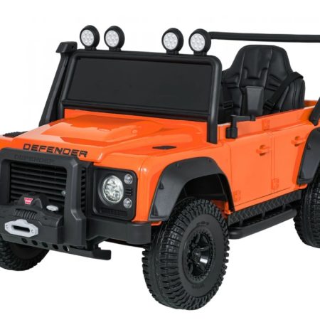 Gyerek elektromos játékautó Land Rover Defender 110 SVX Concept narancssárga
