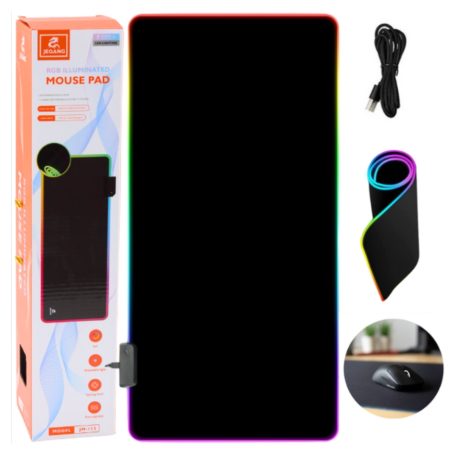 Játékos egér- és billentyűzetpad RGB háttérvilágítással