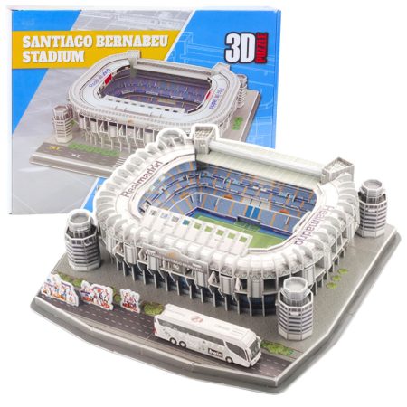 3D kirakó Santiago Bernabeu Real Madrid futballstadion 101 darabos
