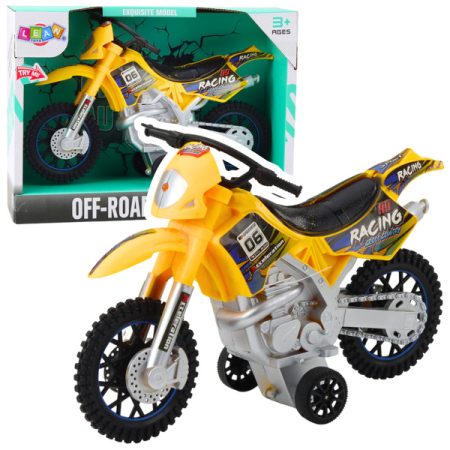 Crossbike Off-Road motorkerékpár sárga színben