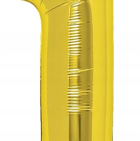 Fólia lufi 1-es szám arany 86 cm