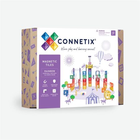Connetix Tiles - Mágneses golyópálya Super Pack 134 db