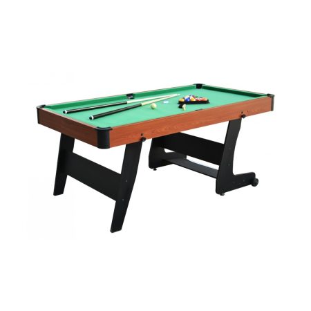 Összecsukható 6FT biliárdasztal MDF szerkezettel 182 × 96 cm