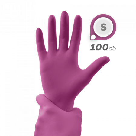 Gumikesztyű - Magenta (S