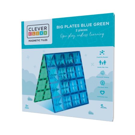 Cleverclixx Tiles Mágneses építőkészlet alaplapok