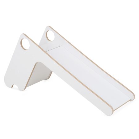 Fa gyermek csúszda fehér (Wooden Play kollekció)