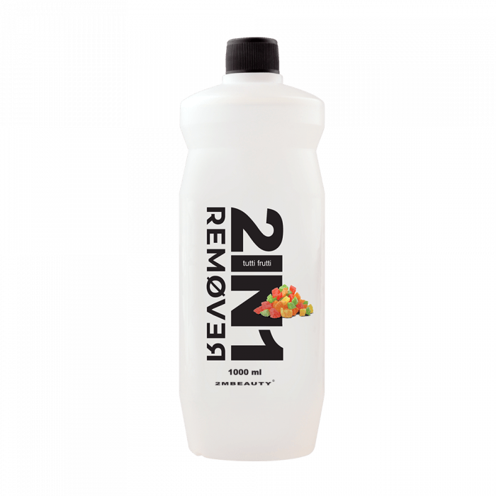2in1 Gél Lakk Leoldó és Lakklemosó Folyadék - Tutti Frutti (1000ml )