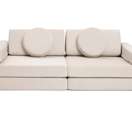 SHAPPY PLAY mini gyermek összecsukható habszivacs kanapé Szín: Soft Beige