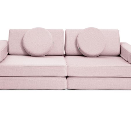 SHAPPY PLAY mini gyermek összecsukható habszivacs kanapé Szín: Soft Pink