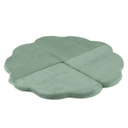 Virág alakú plüss játszószőnyeg 115 × 115 × 5 cm prémium kordbársony