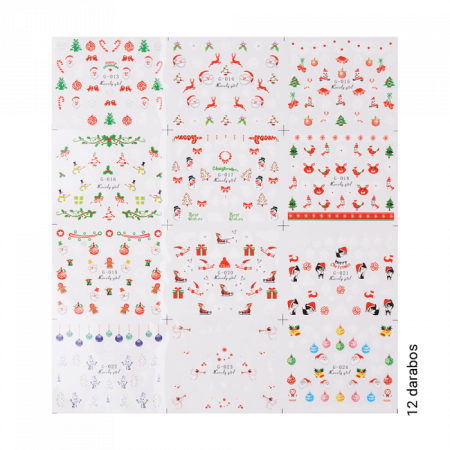 Matrica szett - Christmas - G013-G024 (db)