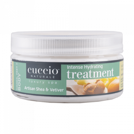 Cuccio Hidratáló Lábkrém Shea Vajjal és Khus-Khus-szal - Hydrating Treatment Artisan Shea & Vetiver (226 g)