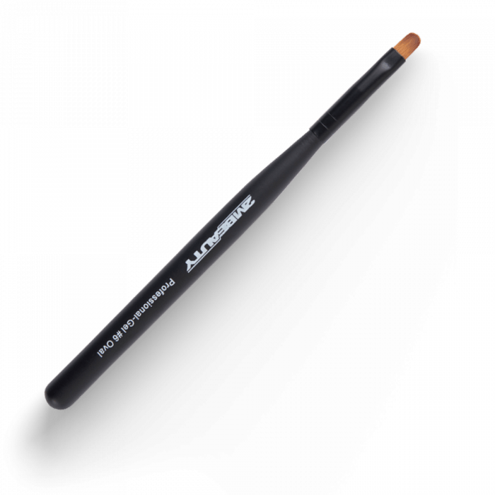Zselé ecset Gel #6 Oval - Black Beauty ()