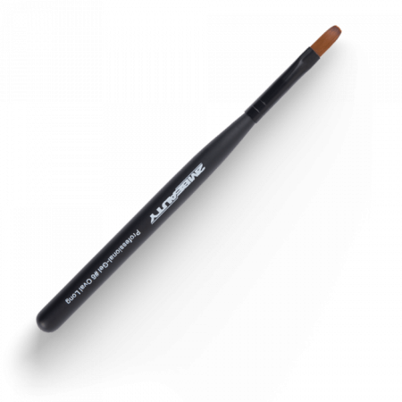 Zselé ecset Gel #6 Oval Long - Black Beauty ()