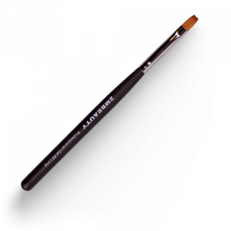 Zselé ecset Gel #8 Long - Black Beauty ()