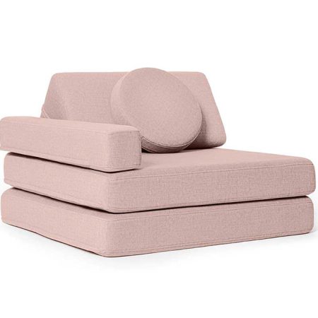 Gyermek kihajtható habszivacs fotel SHAPPY ORIGINAL Szín: Soft Pink