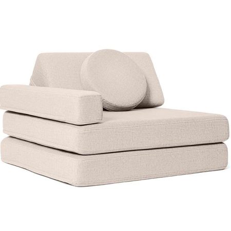 Gyermek kihajtható habszivacs fotel SHAPPY ORIGINAL Szín: Soft Beige