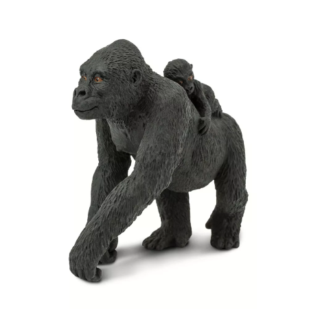 Síkvidéki gorilla kölyökkel