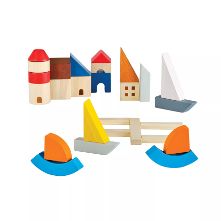 PlanToys Építőkészlet - A tengeren