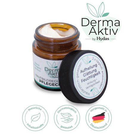 Hydas DermaAktiv Pigmentfolt Halványító Hidratáló Arckrém 30 ml - Öregségi Foltok Ellen