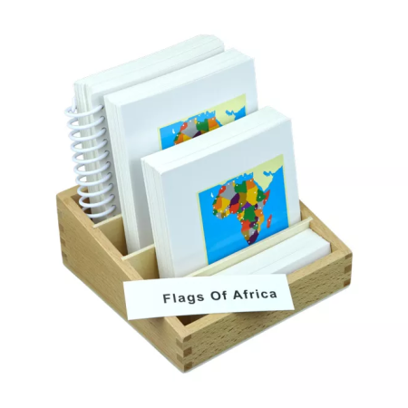 Afrika zászlói - háromrészes kártyák