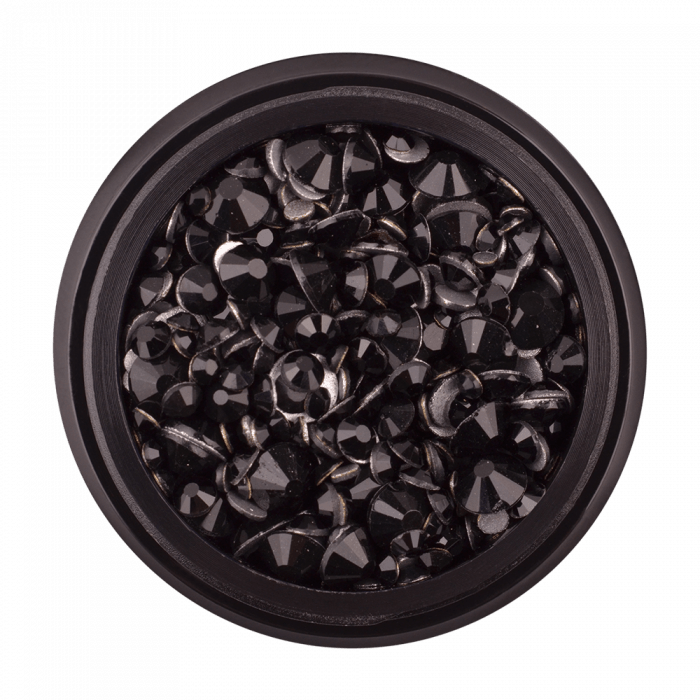 Strasszkő 04 black (400 db)