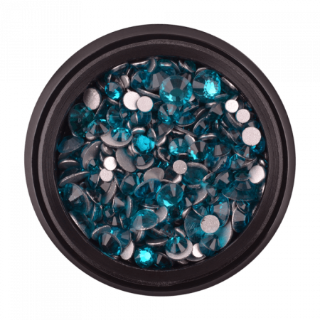 Strasszkő 14 blue zircon (400 db)