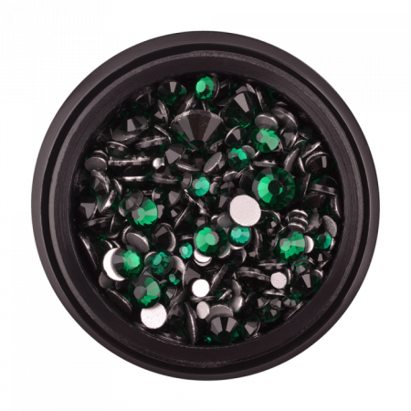 Strasszkő 15 dark green (400 db)