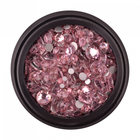 Strasszkő 17 light rose (400 db)