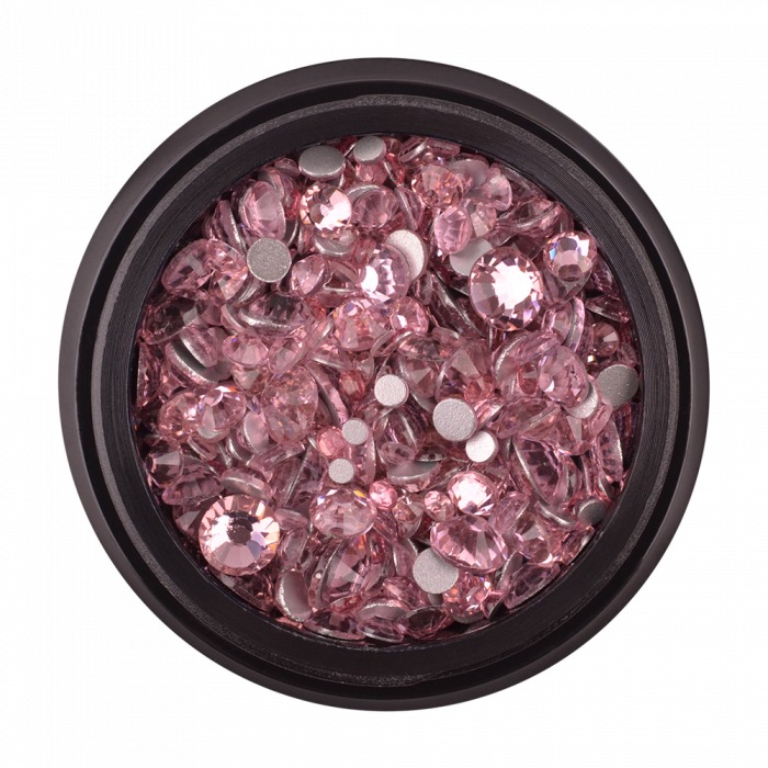 Strasszkő 17 light rose (400 db)