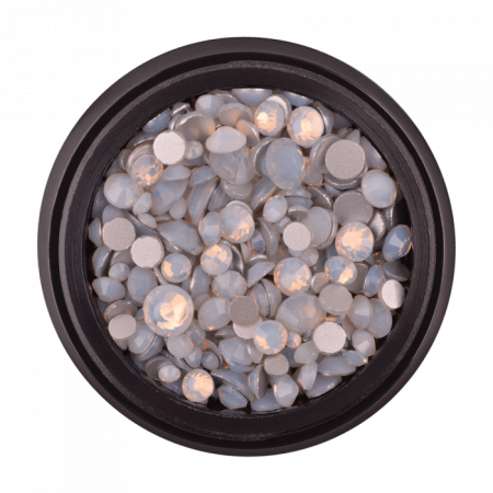 Strasszkő 30 opal white (400 db)