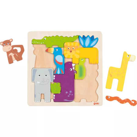 Goki Puzzle Szafari