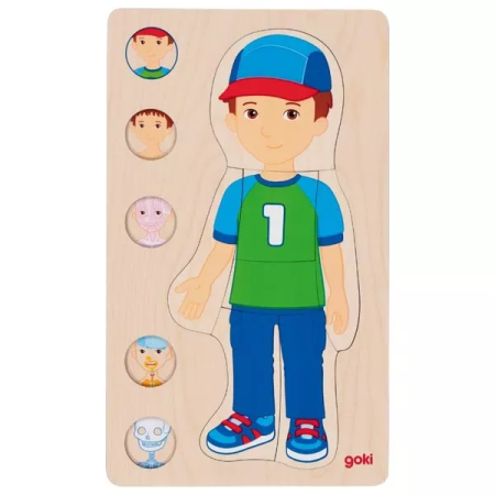 Goki Réteges puzzle fiú