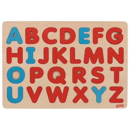 Goki Puzzle Ábécé - Montessori ihlette