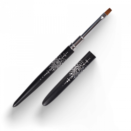 Zselé ecset Gel #4 Long (Black Heart - 2017)