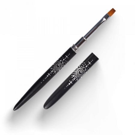 Zselé ecset Gel #6 Long (Black Heart - 2017)