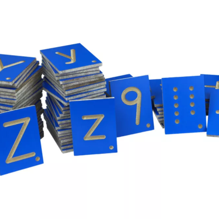 Szám- és betűlapkák