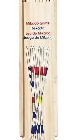 Mikádó fadobozban