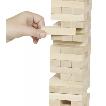 Szórakoztató játék – Jenga fa torony