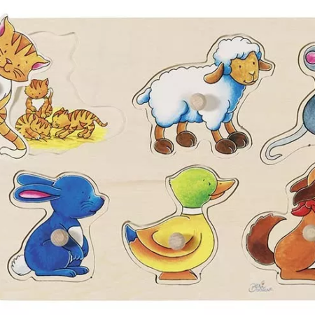 Felfedező fa puzzle állatok - szülők és gyerekek