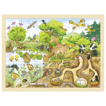 Természet – fa puzzle