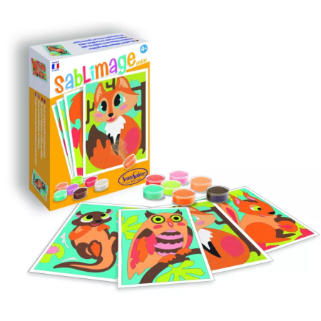 Sablimage mini: Homokképek - Erdei állatok
