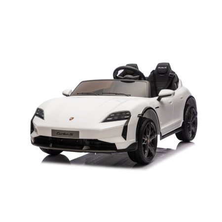Elektromos kisautó Porsche Taycan Turbo S fehér