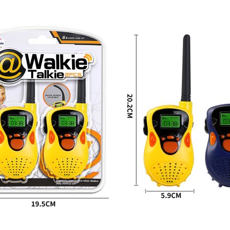 Gyermekeknek való walkie-talkie 100 méterig terjedő hatótávolsággal