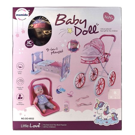 Babytündér 9 az 1-ben felszereléssel - baba