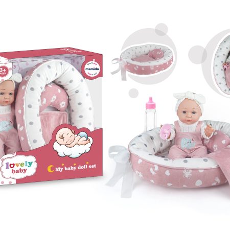 Babytündér fészekben kiegészítőkkel MT1206
