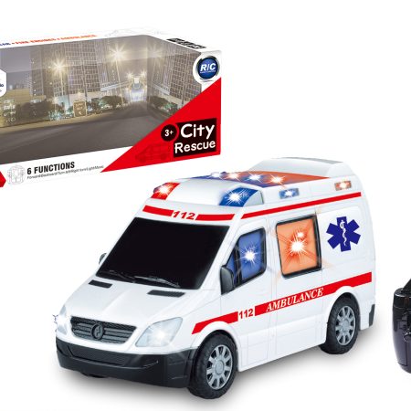 Távirányítós mentőautó fényekkel Ambulance MT1376