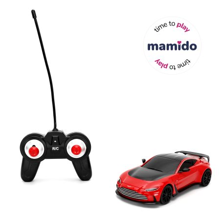 Távirányítós autó Aston Martin 2022 V12 Vantage R/C 1:24 piros