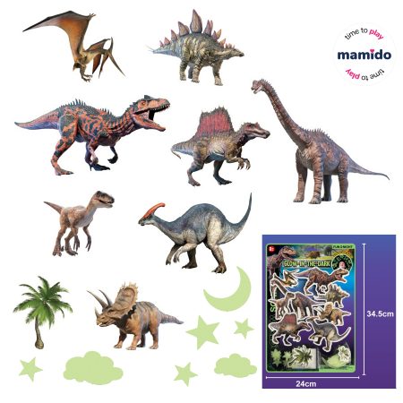 Fényes falmatrica dinoszauruszok