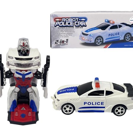 Rendőrautó Robot Transformers 2 az 1-ben Robot rendőrautó MT1548